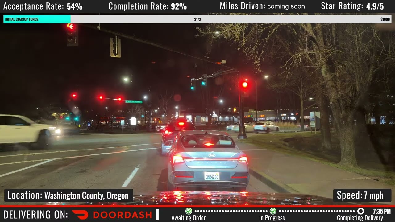 🔴 LIVE DOORDASH DRIVER - Food Delivery Ride-Along IRL