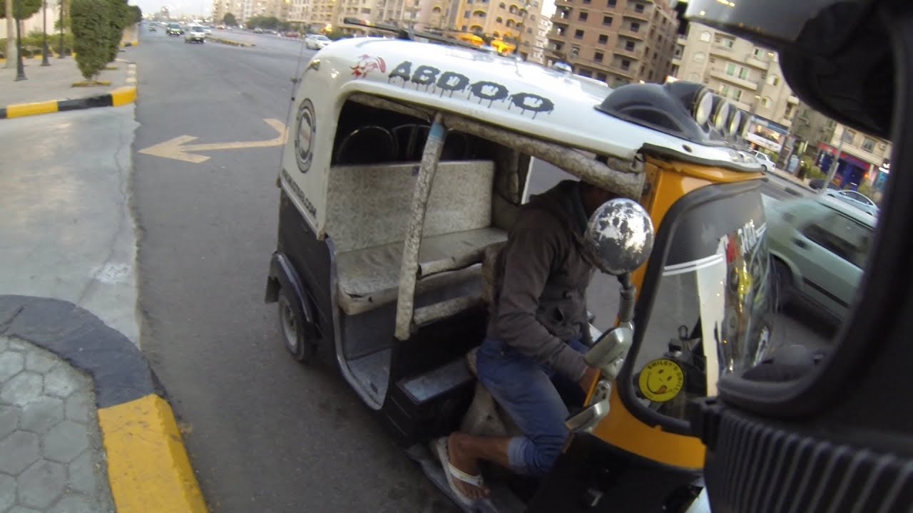 Tuk Tuk ride in Cairo
