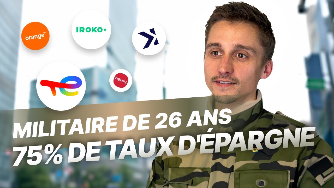 Militaire de 26 ans épargne 75% de ses revenus ! | Présentation de Portefeuille
