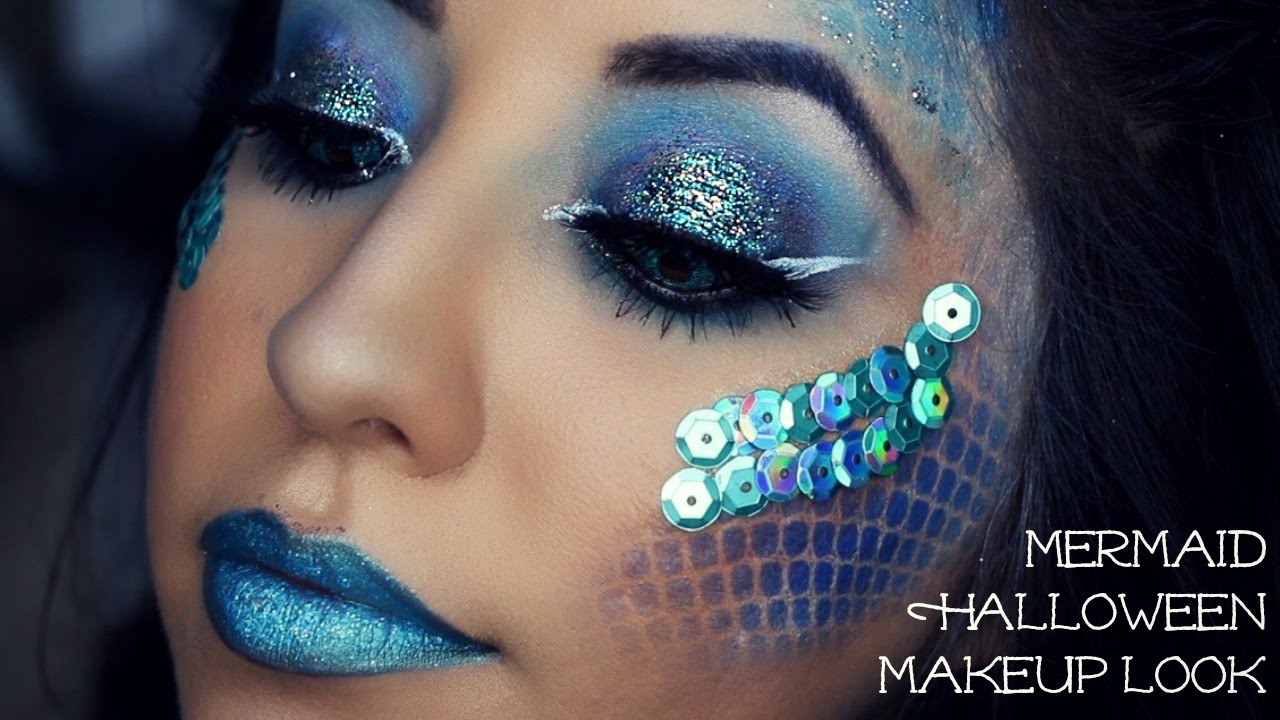 Mermaid Halloween Makeup Look