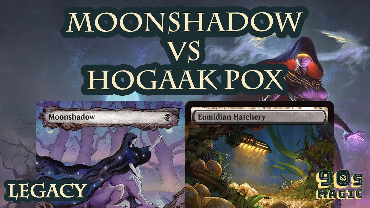 Моно-чёрная Moonshadow против Hogaak Pox [MTG Legacy]