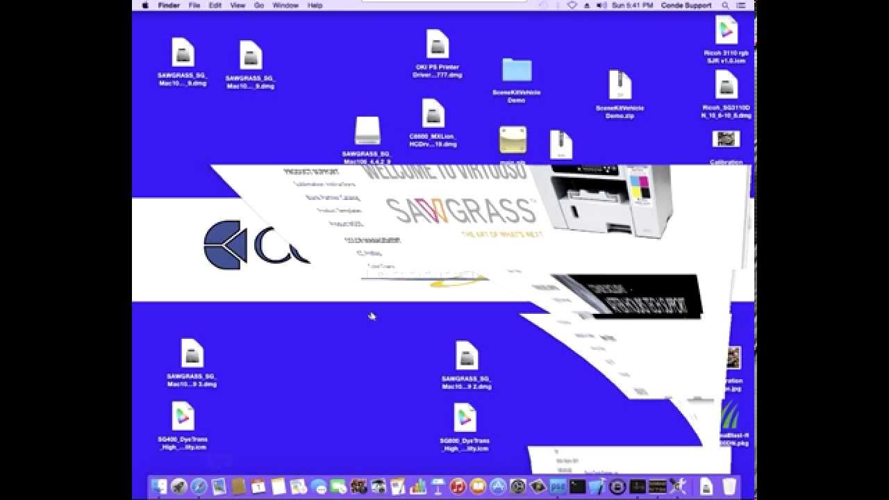 Installing the Dye Sublimation Virtuoso SG400 on a Mac as a Network Printer -