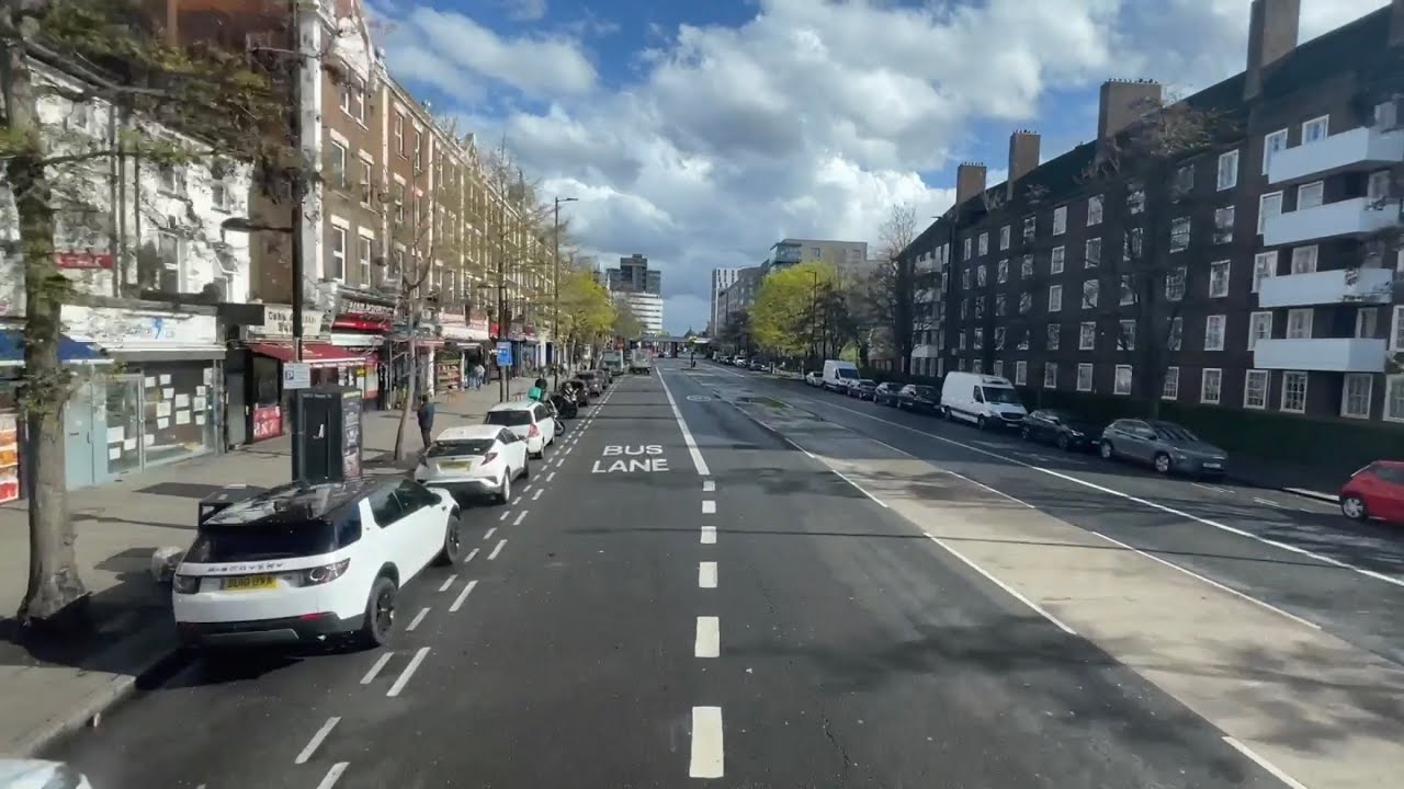 FULL ROUTE VISUAL | London Bus Route 21: Holloway, Nags Head - Lewisham | LTZ 1860 (LT860)