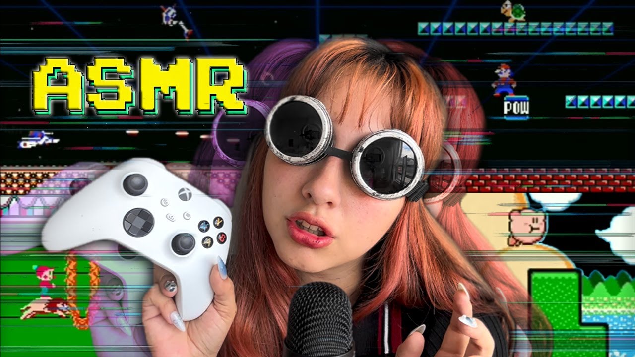ASMR 🕹️ Pruebo CONTIGO juegos ARCADE ✨