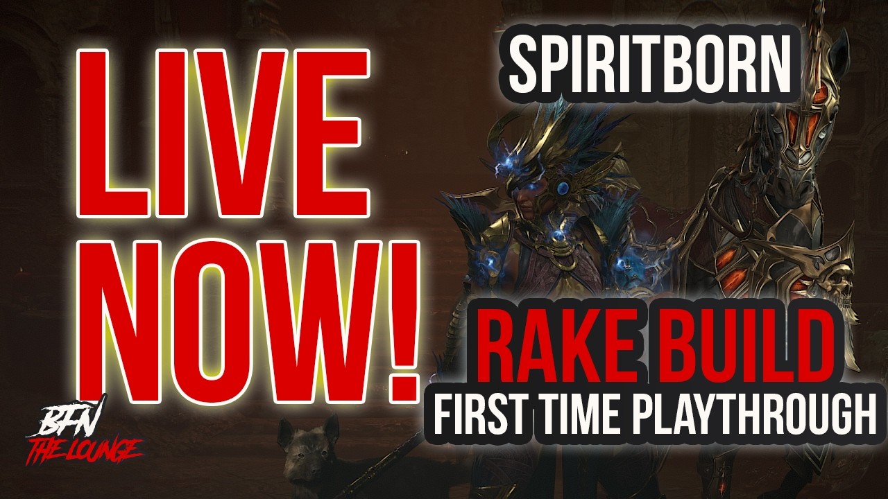New Player First Playthrough - SpiritBorn | #diablo4 #livegaming #livestreaming #recommended