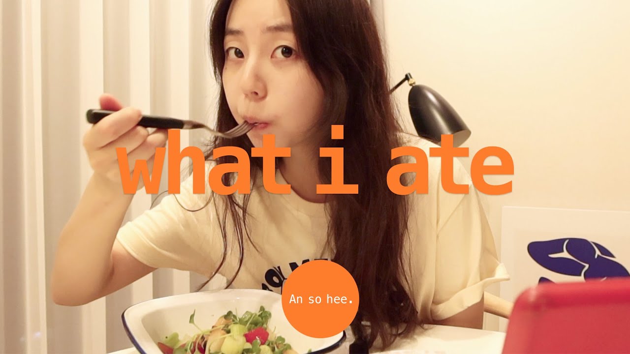 What I ate. 여름 식단 모아봤어요! 🥖🍅🥒  여름방학 샐러드, 스터프드 에그, 허머스