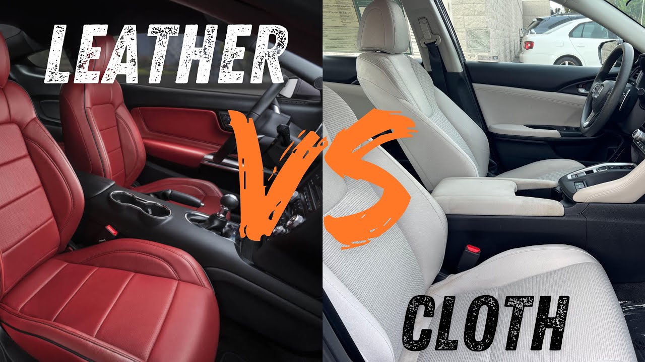 Leather or Cloth Interiors: Which One Do You Prefer, and Why?