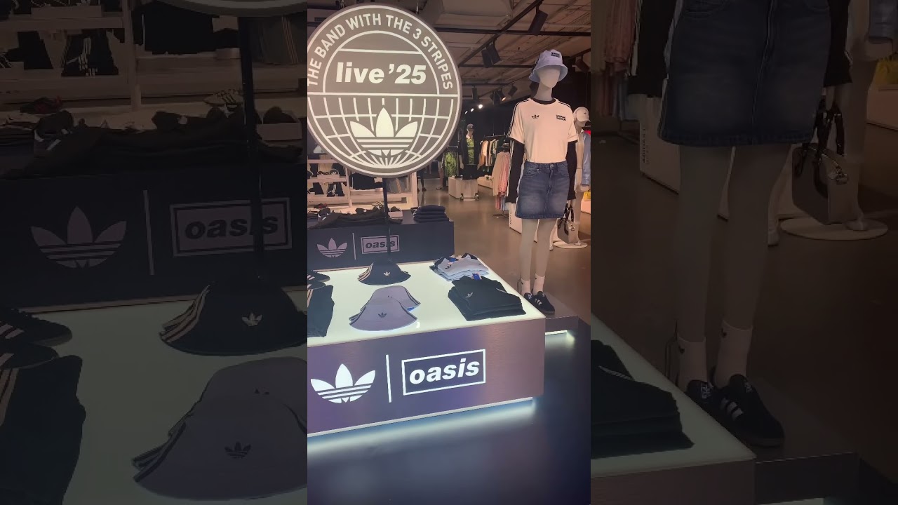 adidas Originals x Oasis collection, Pitt Street store, Sydney, Australia