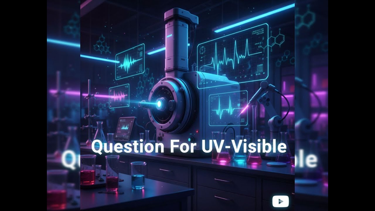 حل أسئلة مطيافية الأشعة فوق البنفسجية-المرئية (UV-Visible Spectroscopy) 🔬