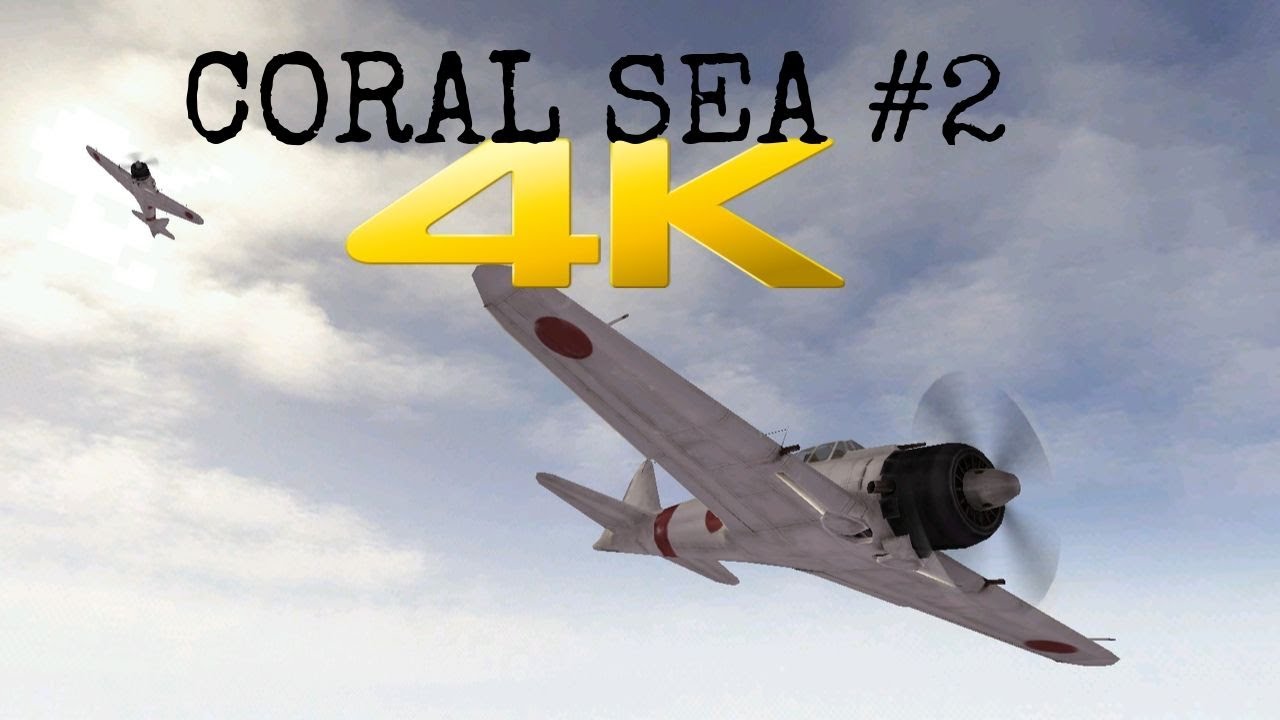 Battlefield 1942 Multiplayer | 4K | 2019 | Coral Sea # 2
