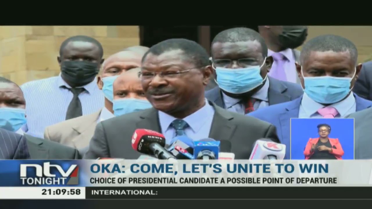 One Kenya Alliance: Presidential candidate a possible point of departure