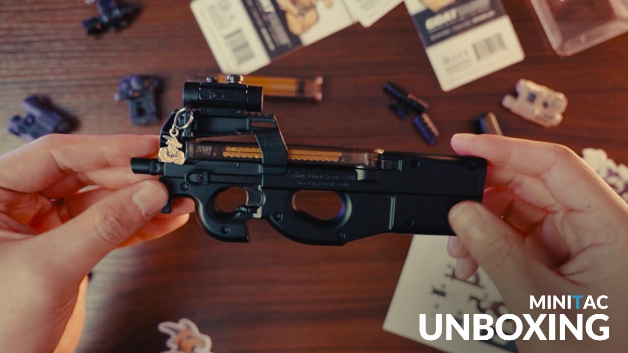 GoatGuns MINIATURE FN HERSTAL® P90 Model | UNBOXING (ASMR)