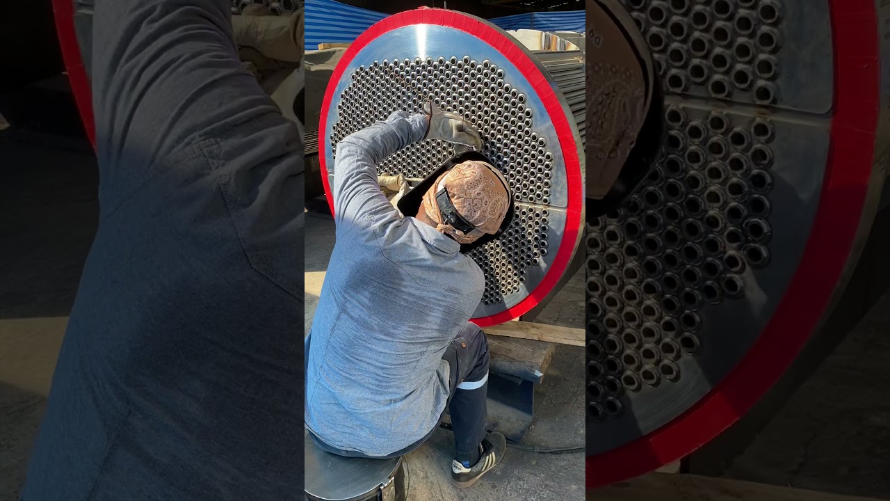 Heat exchanger welding