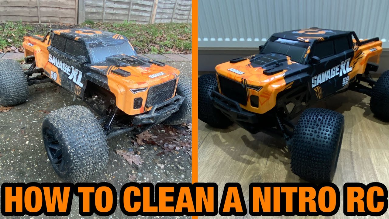 HOW TO CLEAN A NITRO RC CAR