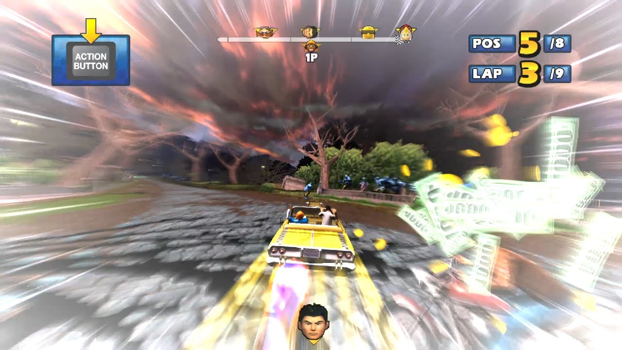BD JOE Deadly Route 9 Laps Expert (Request) Sonic & Sega All-Stars Racing