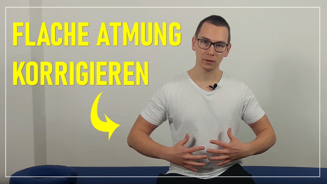 FLACHE ATMUNG ANGEWÖHNT 🛑 Mache jetzt diese Atemübung!