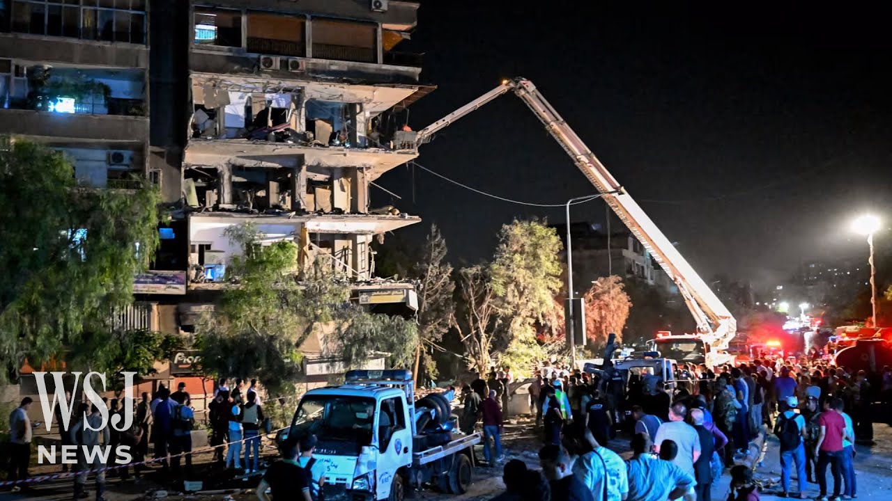 Israel Strikes Damascus, Targeting Hezbollah Weapons Smuggler | WSJ News