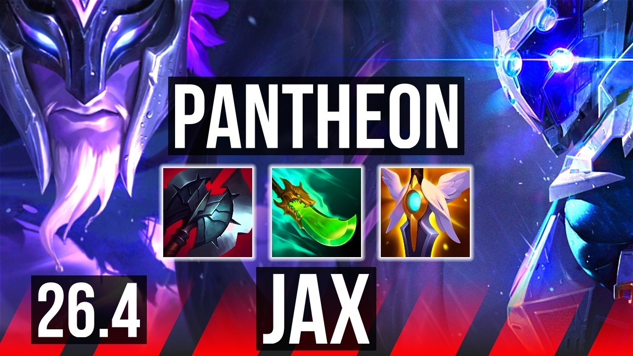 PANTHEON vs JAX (TOP) | Good KDA: 16/1/10 | KR Master | 26.4