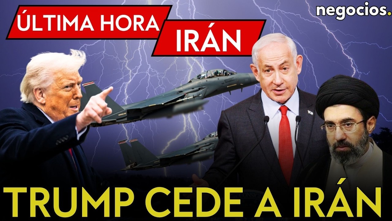 &Uacute;LTIMA HORA IR&Aacute;N | Trump cede ante la petici&oacute;n de Teher&aacute;n mientras Israel despliega cazas F-15