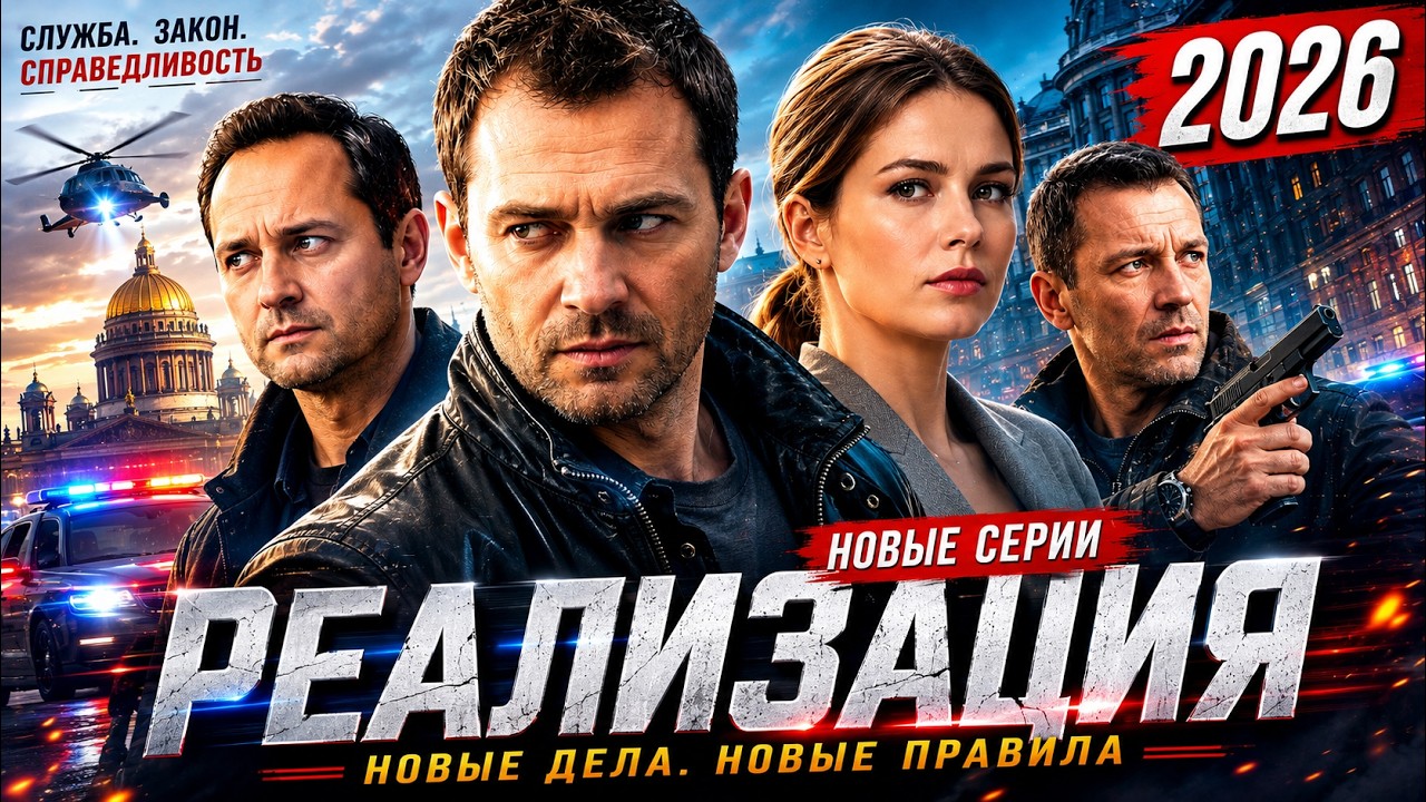 Новый русский криминальный боевик 2026 🔥 | РЕАЛИЗАЦИЯ || Детективный триллер | Все Новые Серии