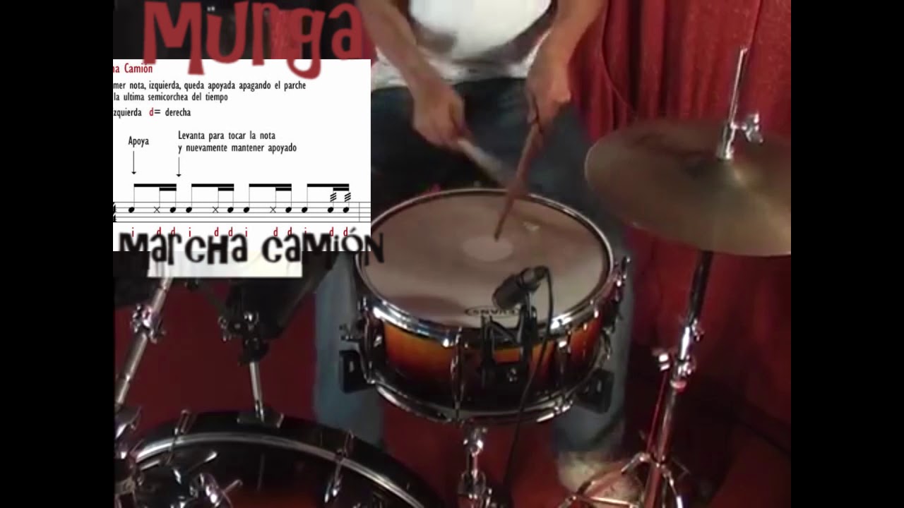 marcha camión MURGA - Ritmo para practica - Batería sola