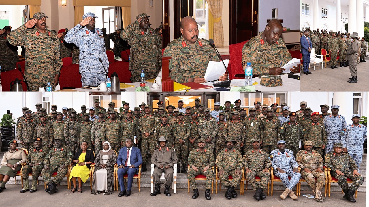 President Museveni Meets UPDF High Command to Review National Security