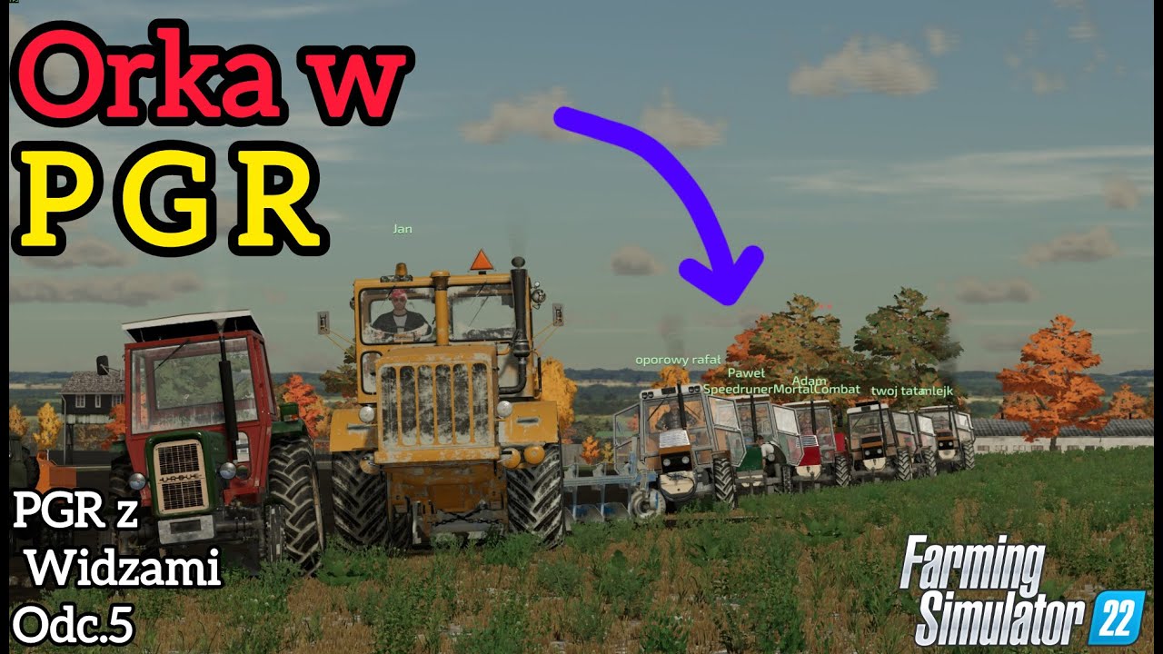 🔥 ORKA w PGR z Widzami! 🚜 Kolumna Ciągników | PGR z Widzami Odc. 5