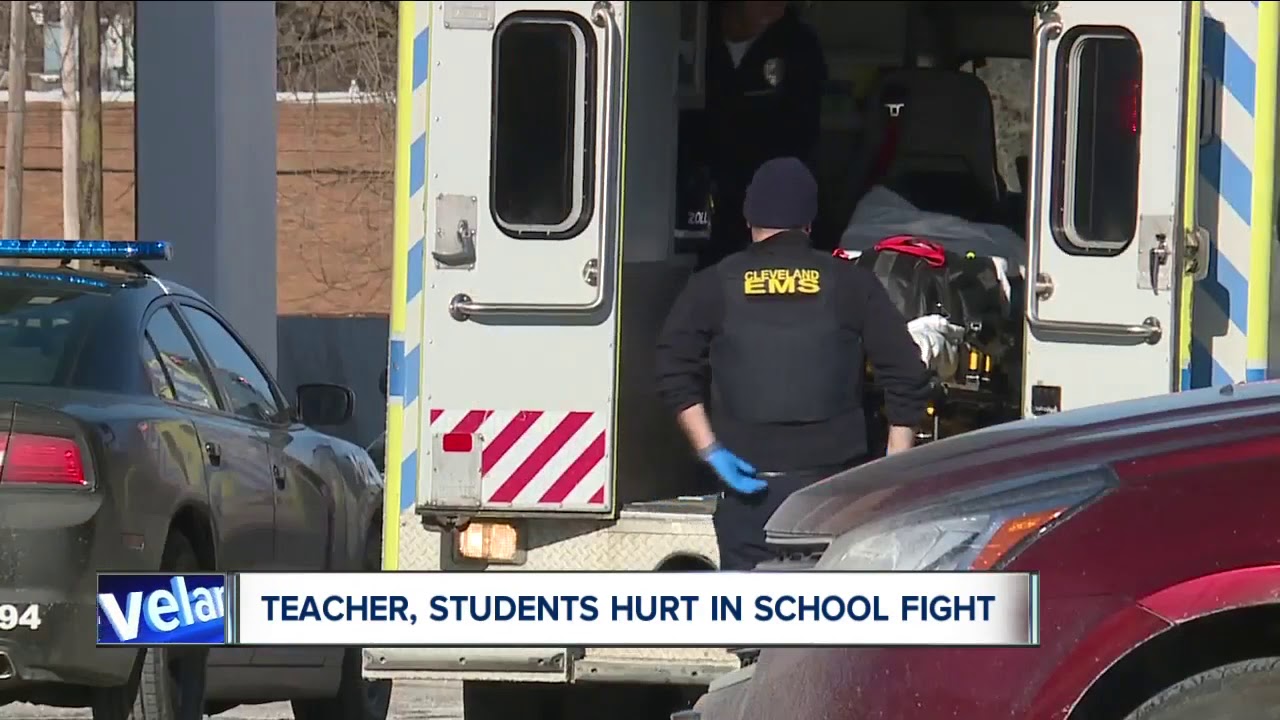 Teacher injured while breaking up student fight at Jane Addams school in Cleveland