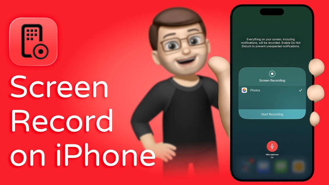 Самый простой способ записать экран на iPhone