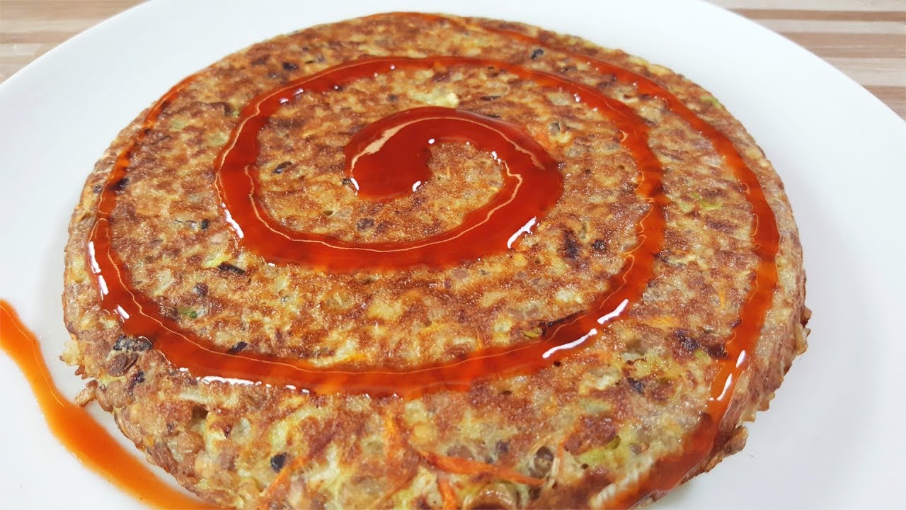 【1mintips】你沒想到剩飯可以這樣用！剩飯大改造，雞蛋把剩飯變神奇！不輸米漢堡的好滋味！