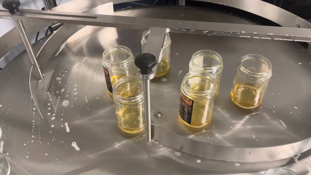 Showcasing the Lyson automatic bottler and carousel table ￼