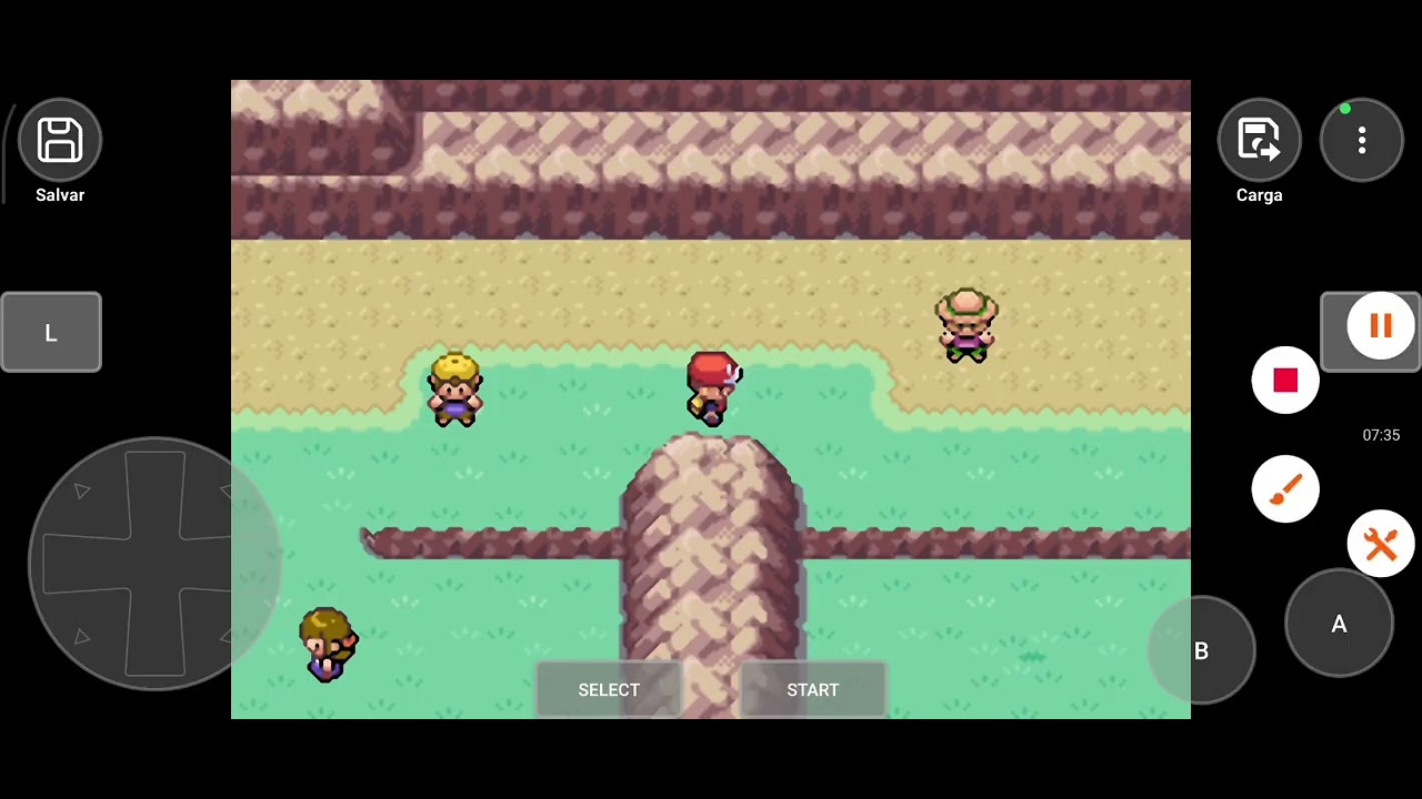 Luiz Ricardo jogando o jogo chamado Pokémon fire red parte 3, e seu cabuloso evoluiu🤩🤩🤩