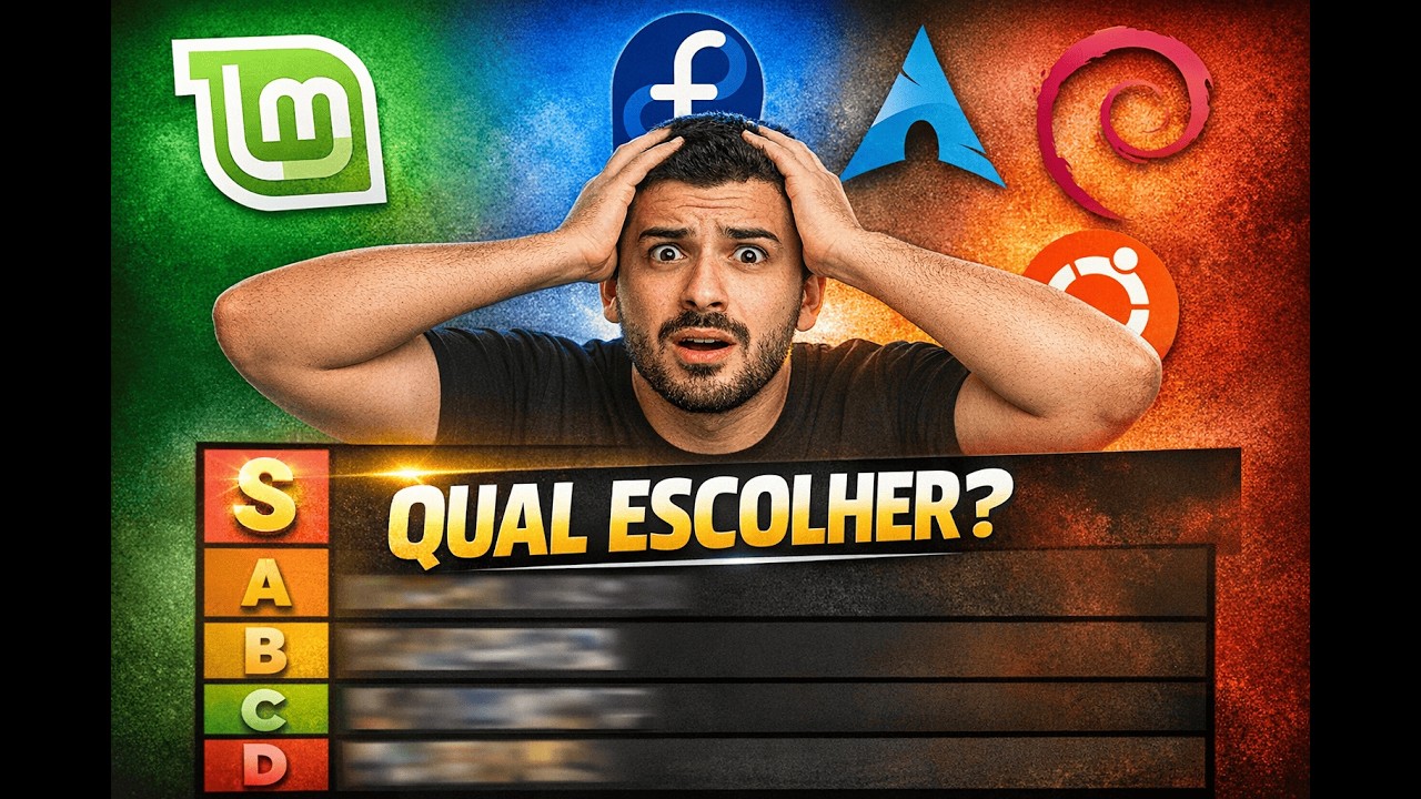 🔥 Qual Distro Linux Você Deve Escolher? (Tier List Definitiva 2026)