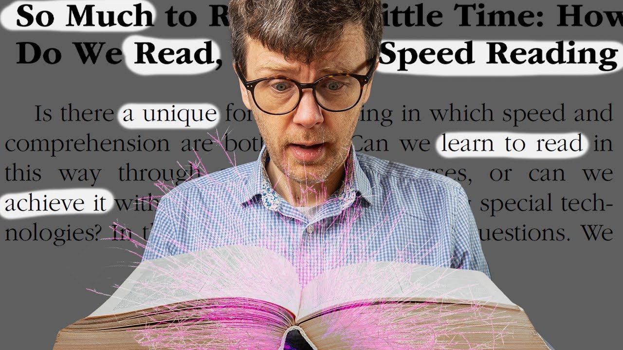 A Psychology Professor discovered the secret to SPEED READING - it's simple