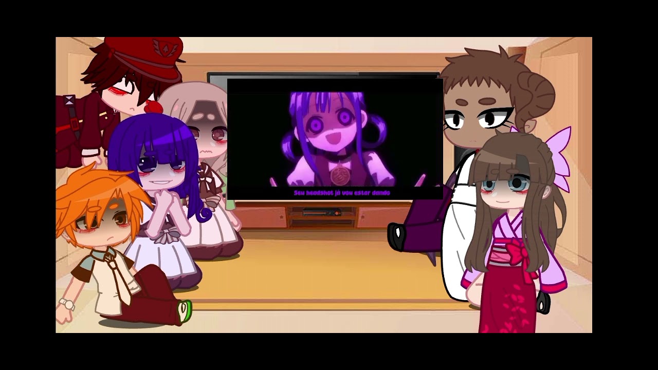 👻||Tbhk react to rap da aoi(brincar de boneca)||👻