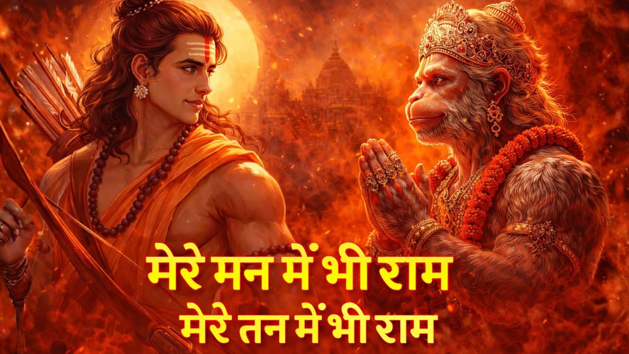 मेरे मन में भी राम मेरे तन में भी राम | Ram Kirtan | Fast Ram Bhajan | Ram Dhun | Ram Naam
