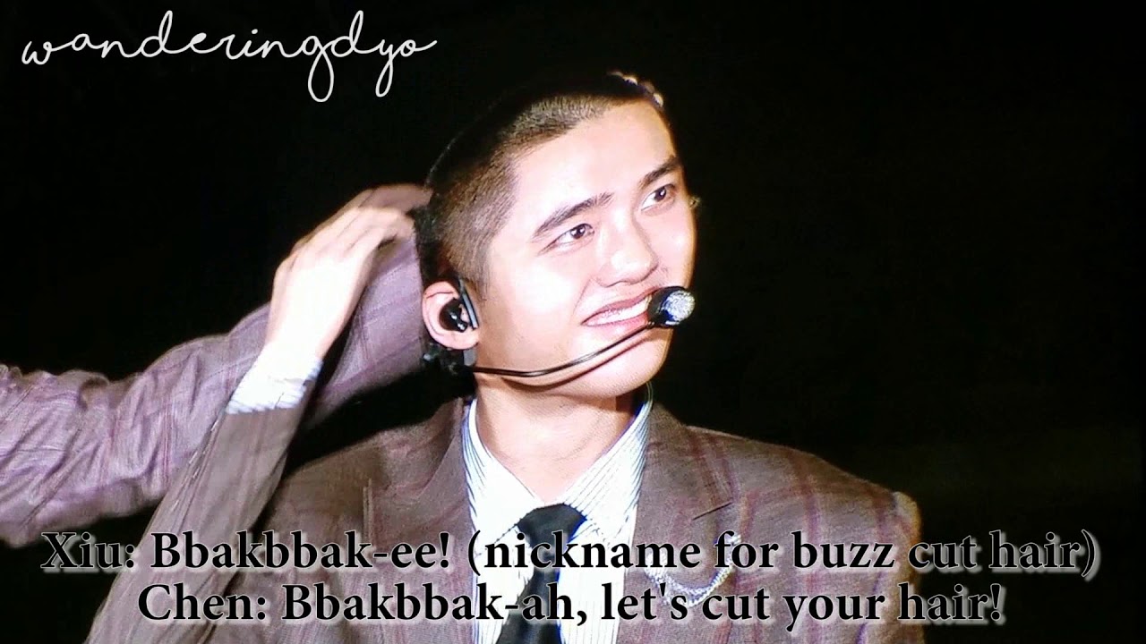 Elyxion in Seoul Day 1 - 1st Ment English Sub D.O. Kyungsoo Fancam