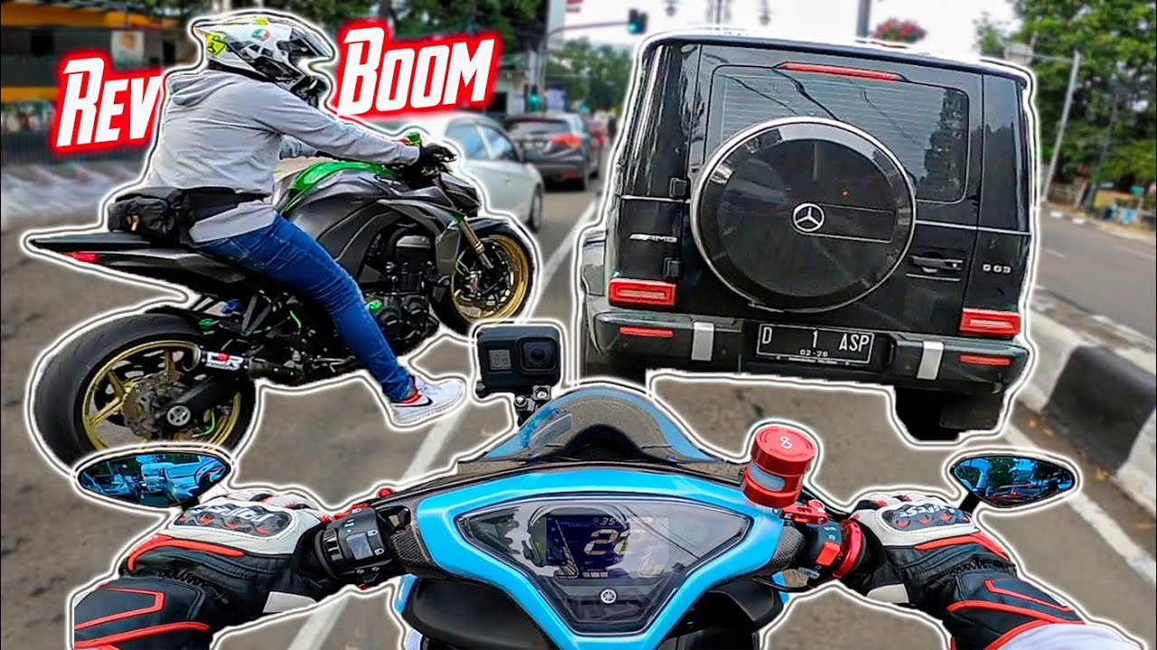 RevBoom diKemacetan - Squad Barbar Moge Metik Arogan | Aerox1500 GSX1000 Z1000