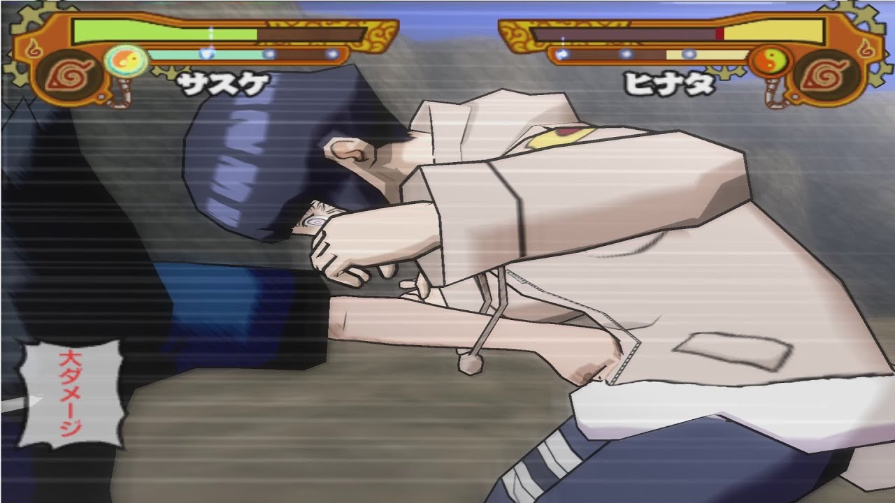{Sasuke (Clássico) Vs Hinata (Clássico)} Naruto Shippuden Ultimate Ninja 5