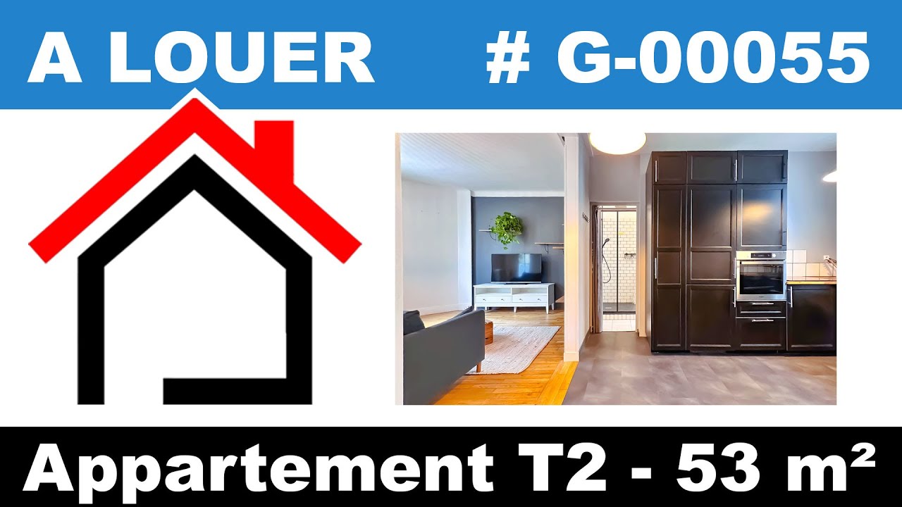 À louer – Grand T2 meublé de 53 m² – Centre-ville du Mans #alouer #lemans #immobilier #appartement