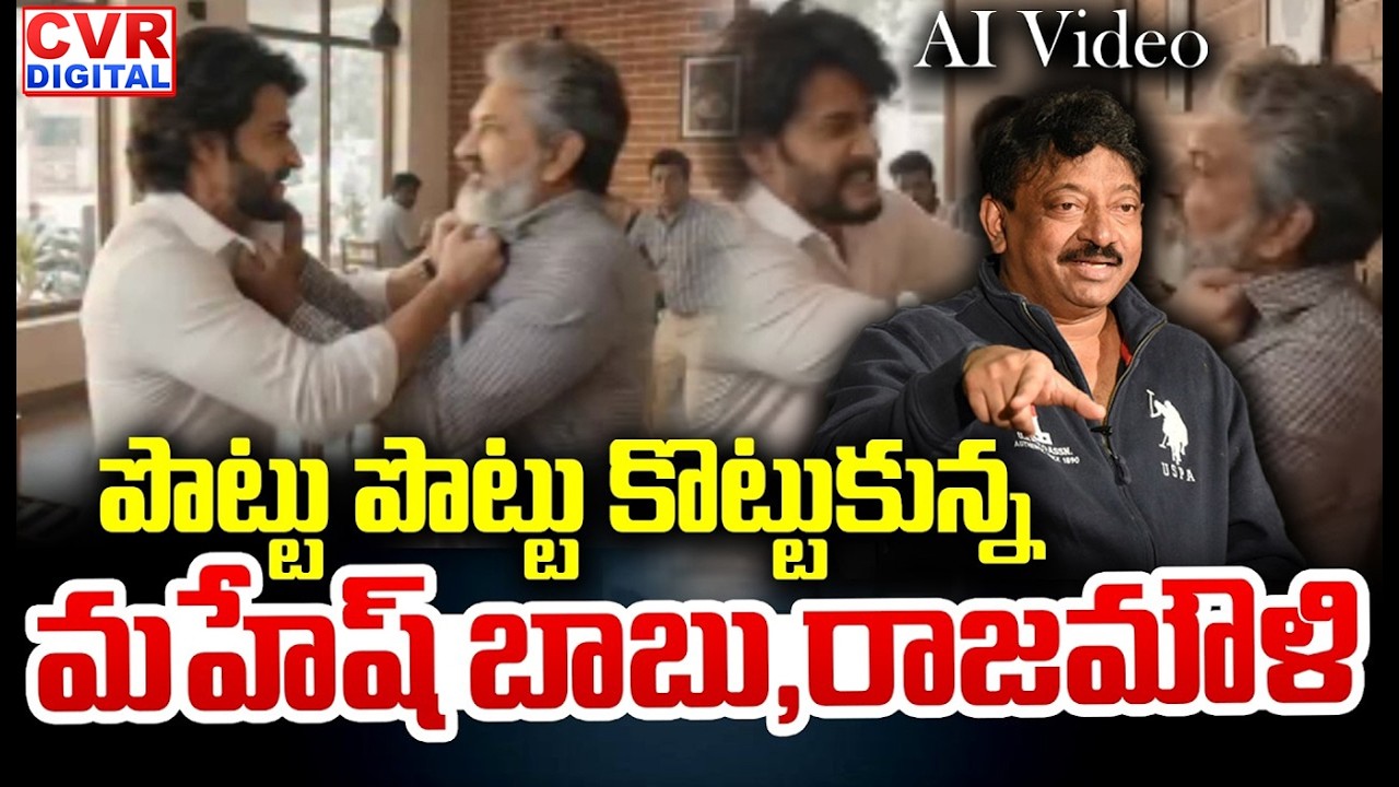 LIVE⭕-పొట్టు పొట్టు కొట్టుకున్న మహేష్ బాబు,రాజమౌళి😱😱| RGV Create AI Video On Mahesh Babu & Rajamouli