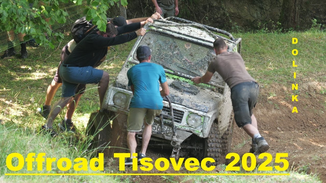 4x4 Offroad Tisovec 2025. Návšteva v nedeľnej Dolinke. Pozeranie a trochu toho filmovania 4K.
