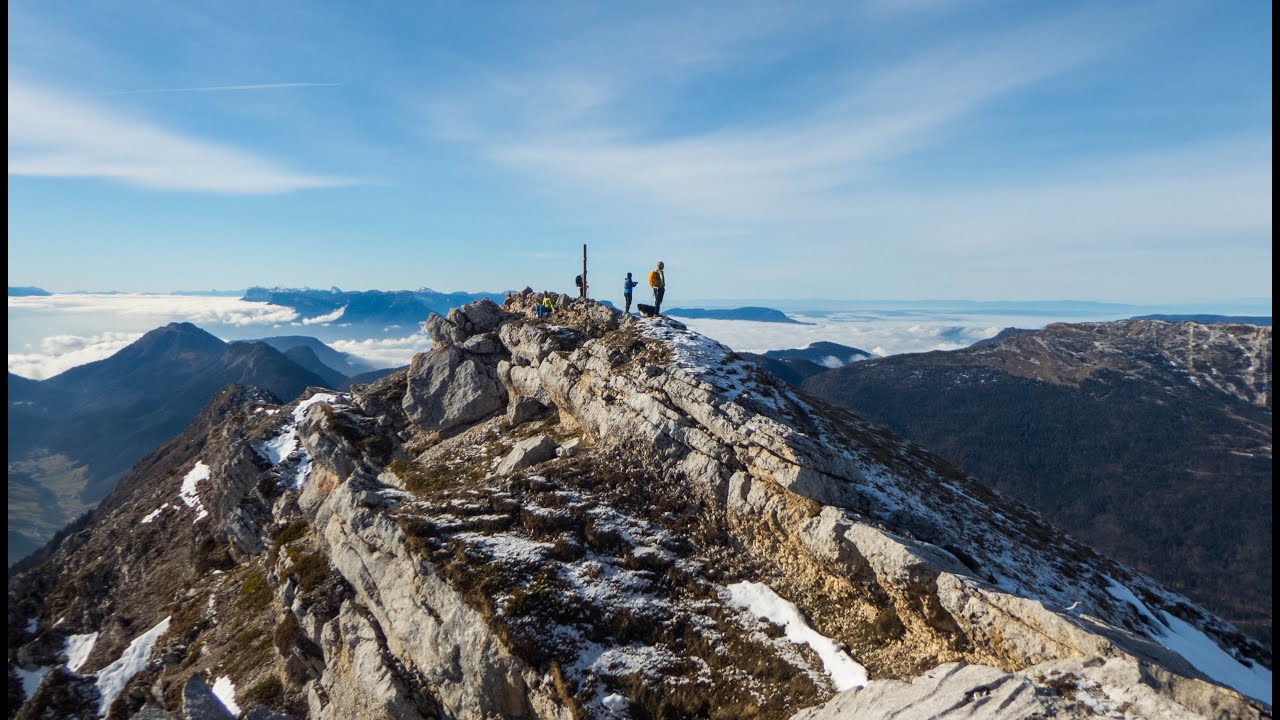 Le Mont Colombier (2045m) et la Dent de Rossanaz (1891m) - Bauges