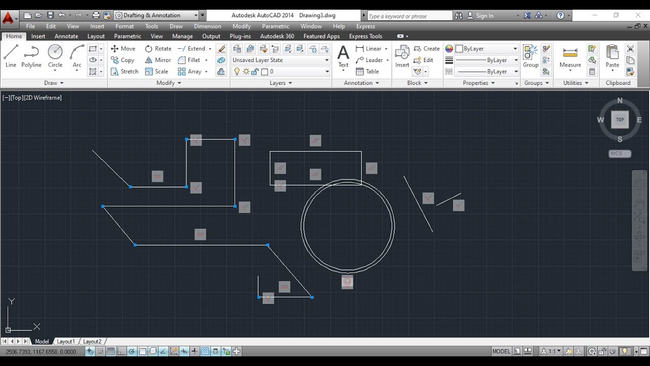 How to turn off and delete constraints in AutoCAD