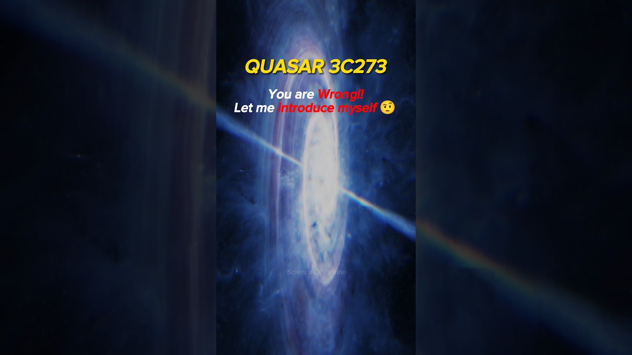 Hottest Core of the Quasar 3C273 😈😎#universe #science #earthplanet #nasa #shorts