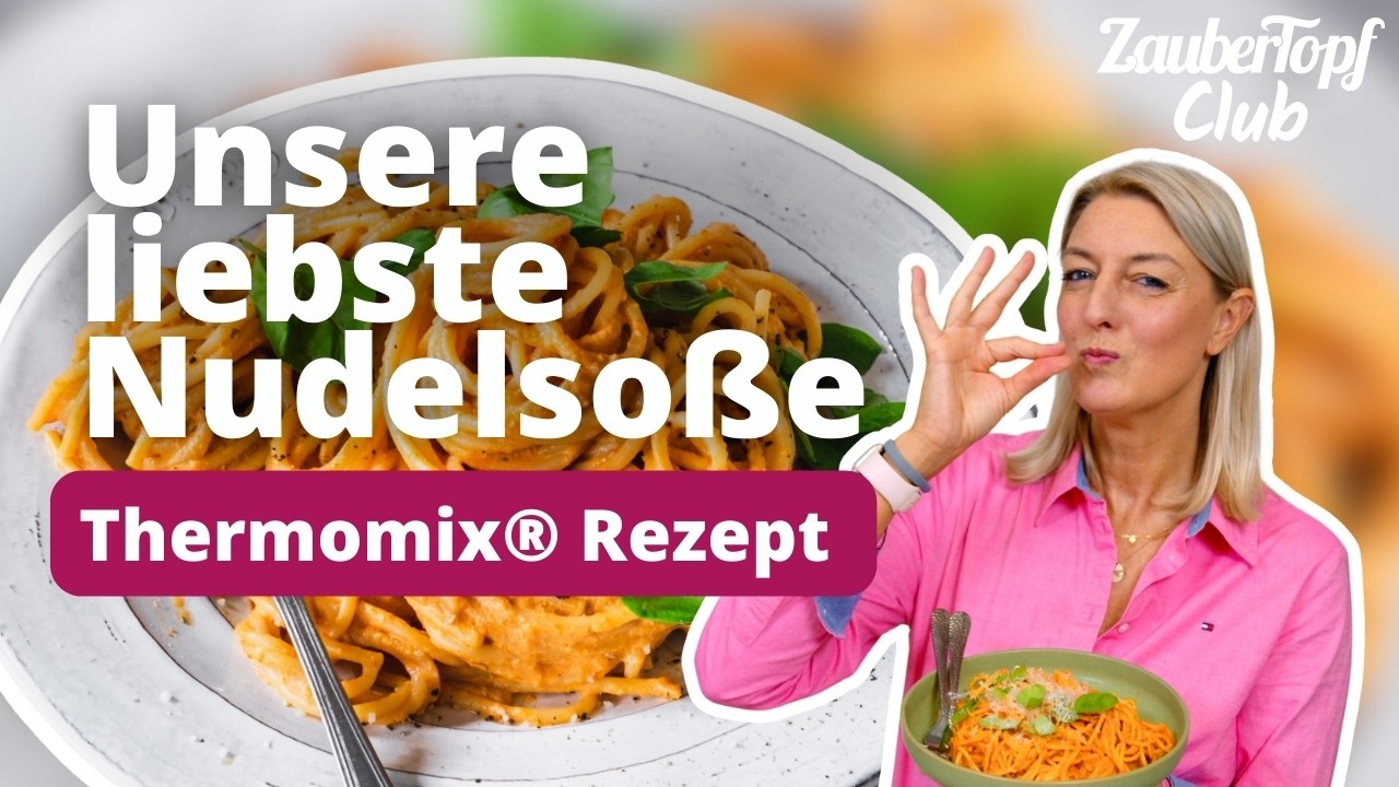 🍝 In 15 Min. auf dem Tisch: Unsere liebste 5-Zutaten-Pasta! 🤩 | Thermomix&reg; Pasta Rezept