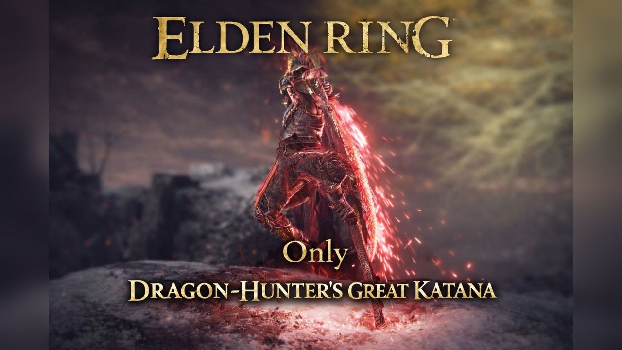 I Tried to Beat Elden Ring with ONLY the Dragon-Hunter's Great Katana