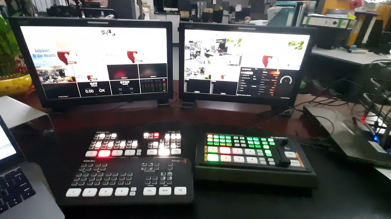 AV MATRIX  HVS0402U  vs Blackmagic  Atem mini pro Basic review.