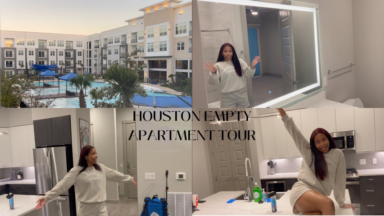 I MOVED TO HOUSTON| EMPTY LUXURY APARTMENT TOUR 📍