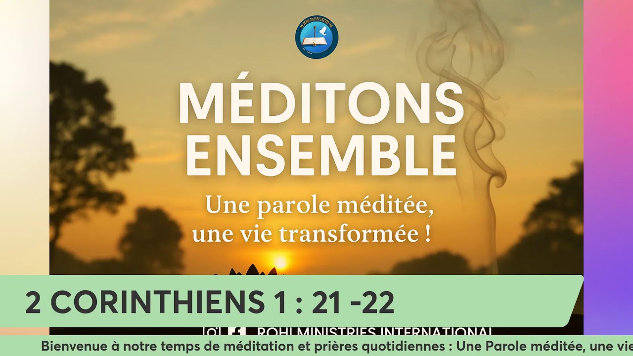 MÉDITATION QUOTIDIENNE